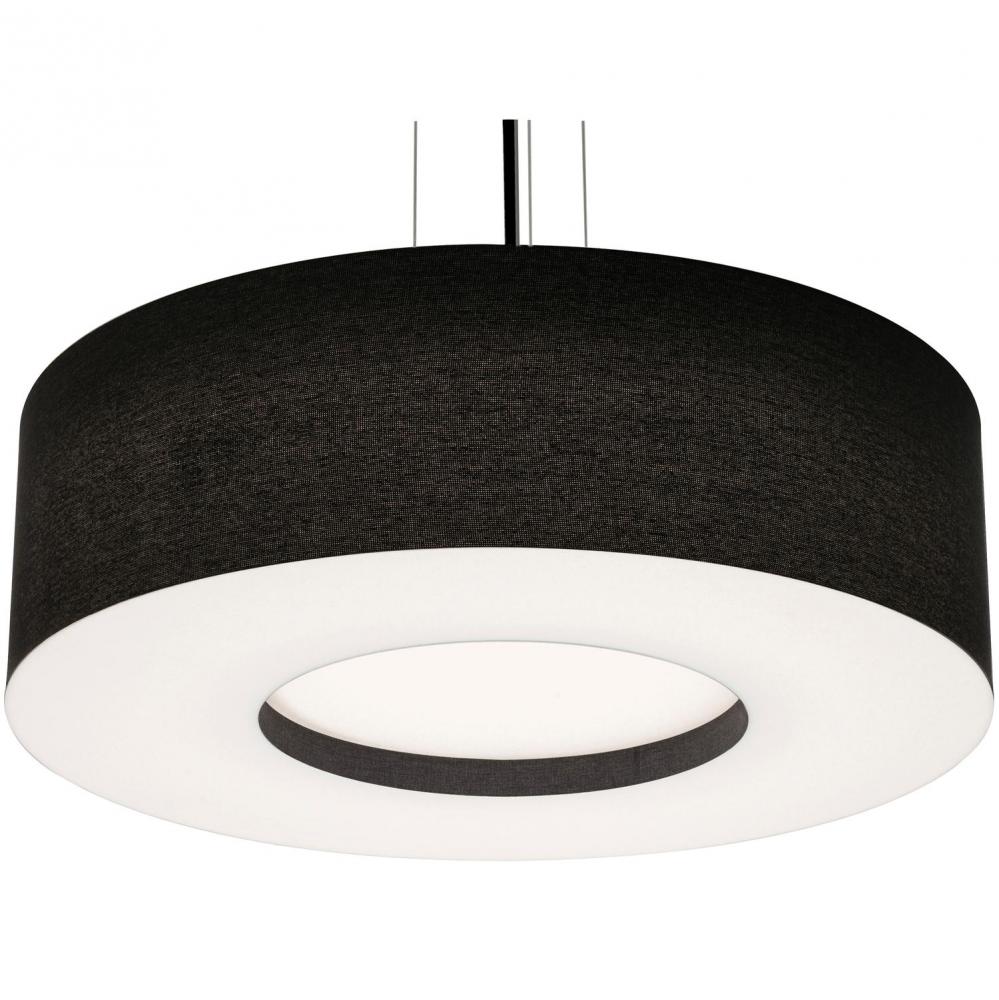 Montclair 30&#39;&#39; LED Pendant,120-277V,5 CCT,BK w/ BK