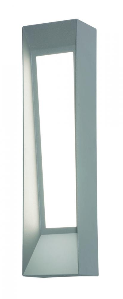 Rowan - LED 20&#39;&#39; Wall Sconce - Textured Grey Finish - White Acrylic Shade