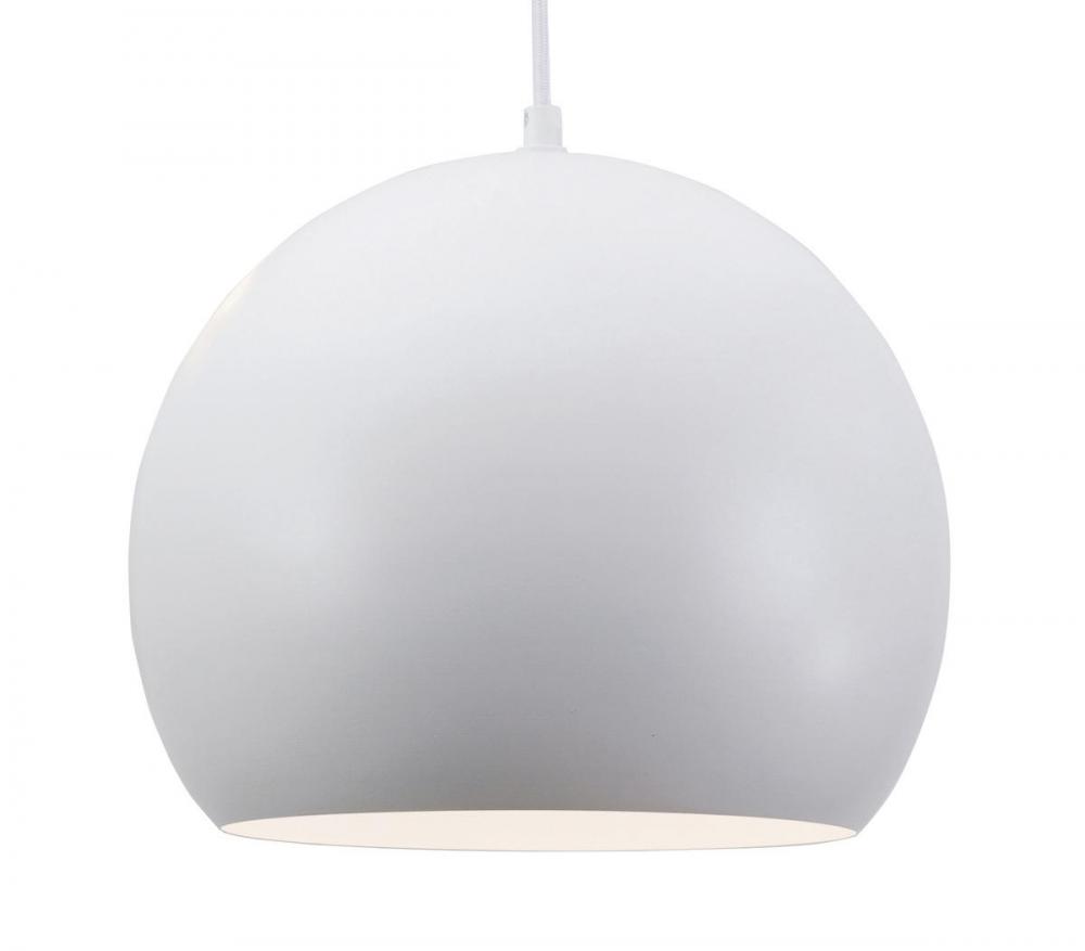 Roxy - 12&#39;&#39; Pendant - White Finish