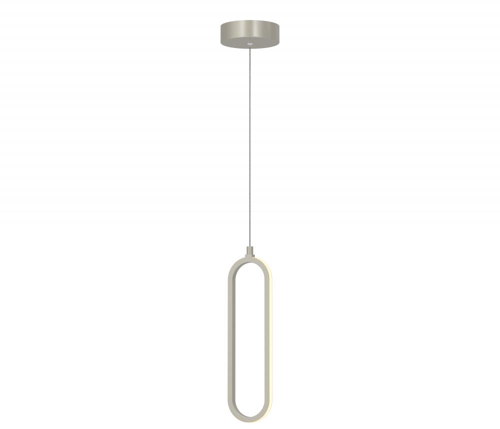 Sienna 12&#39;&#39; LED Pendant 10W 120V NP