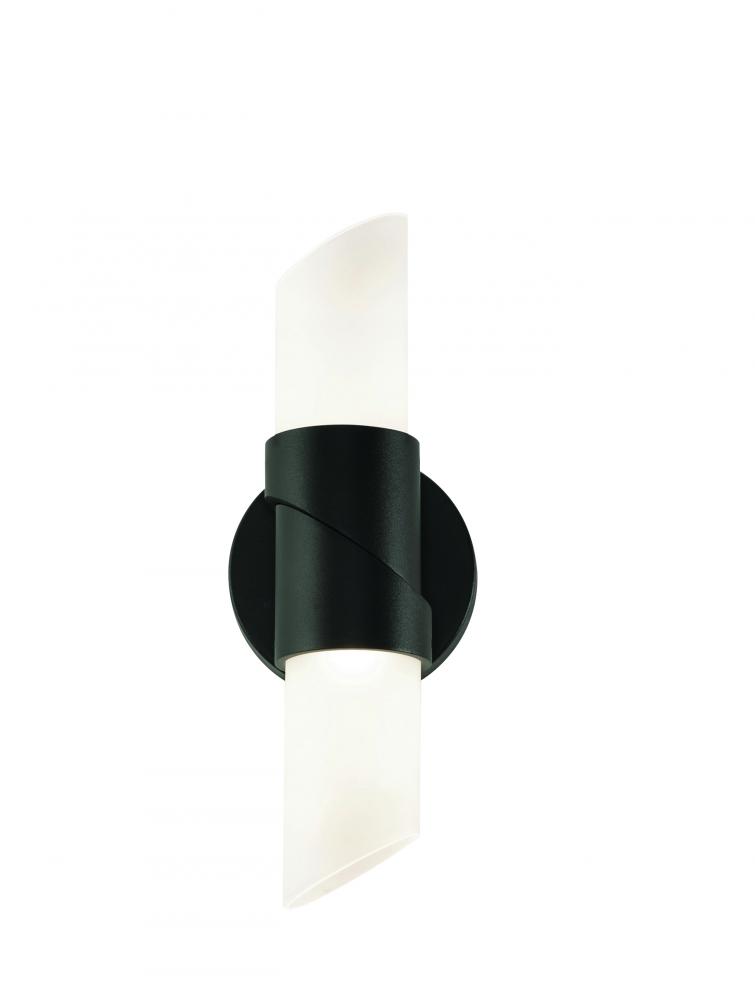 Slice 12&#39;&#39; LED Sconce - 4W 120V - Black