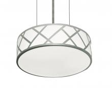 AFX Lighting, Inc. HVNP13LAJUDSN - Haven 13'' LED Pendant - 18W 120-277V - Satin Nickel