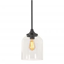 AFX Lighting, Inc. WMMP08MBBK - William 8'' Pendant Medium Base BK