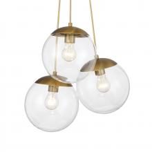 Minka-Lavery 2743-695 - Auresa - 3 Light , Pendant Fixture in Metal