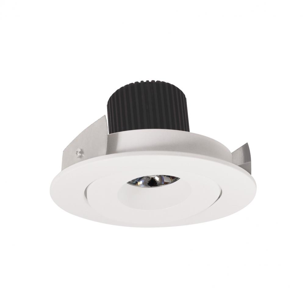 4&#34; Iolite LED Round Adjustable Gimbal, 10-Degree Optic, 850lm / 12W, 3000K, White Finish