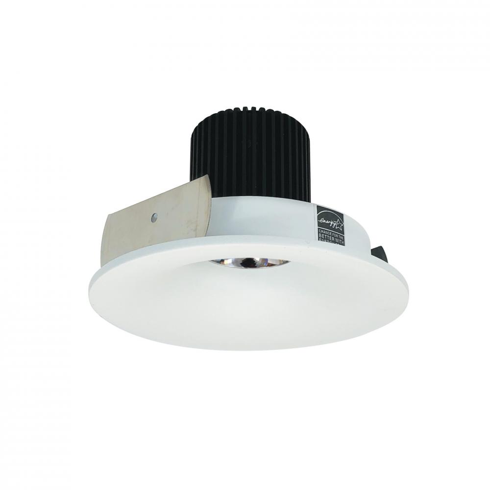 4&#34; Iolite LED Round Bullnose, 10-Degree Optic, 800lm / 12W, 3000K, Matte Powder White Finish