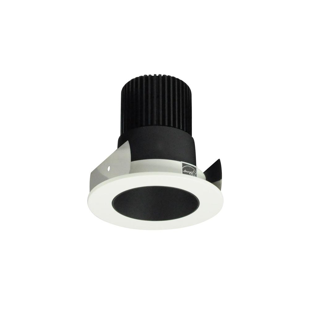 2&#34; Iolite LED Round Reflector, 1000lm / 14W, 3000K, Black Reflector / White Flange