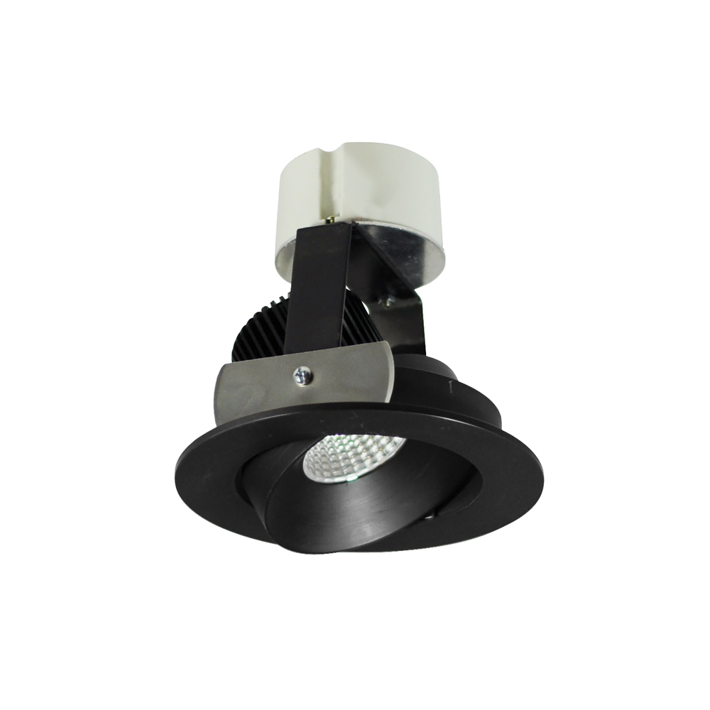 4&#34; Iolite LED Round Adjustable Cone Retrofit, 1000lm / 12W, 3000K, Black Reflector / Black