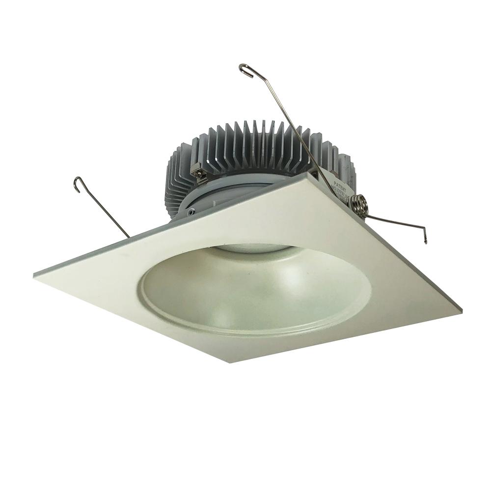 6&#34; Cobalt Dedicated High Lumen Square/Round, 1500lm, 3500K, White Reflector / White Flange