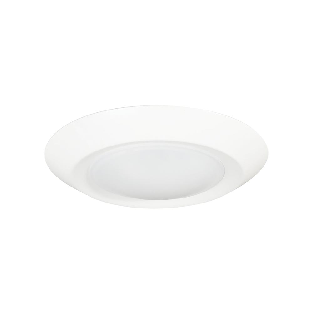 6&#34; Regressed AC Opal LED Surface Mount, 950lm / 13W, 2700K, White finish