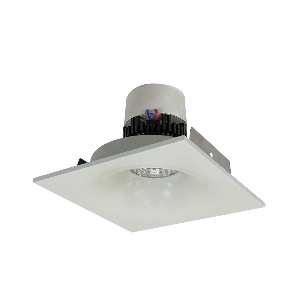 4&#34; Pearl LED Square Bullnose Retrofit, 1000lm / 12W, 3500K, White Finish