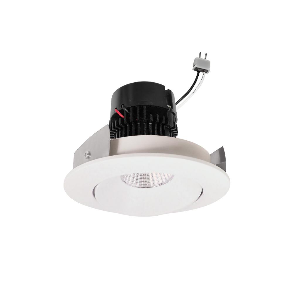 4&#34; Pearl Low Voltage LED Round Adjustable Cone Retrofit, 1200lm / 11W, 3500K, White Reflector /