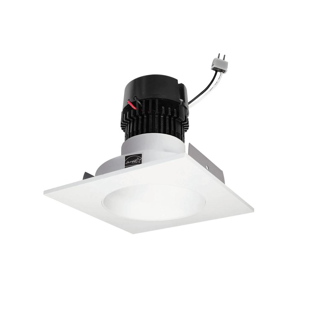 4&#34; Pearl Low Voltage LED Square Retrofit Reflector with Round Aperture, 1150lm / 11W, 3000K,