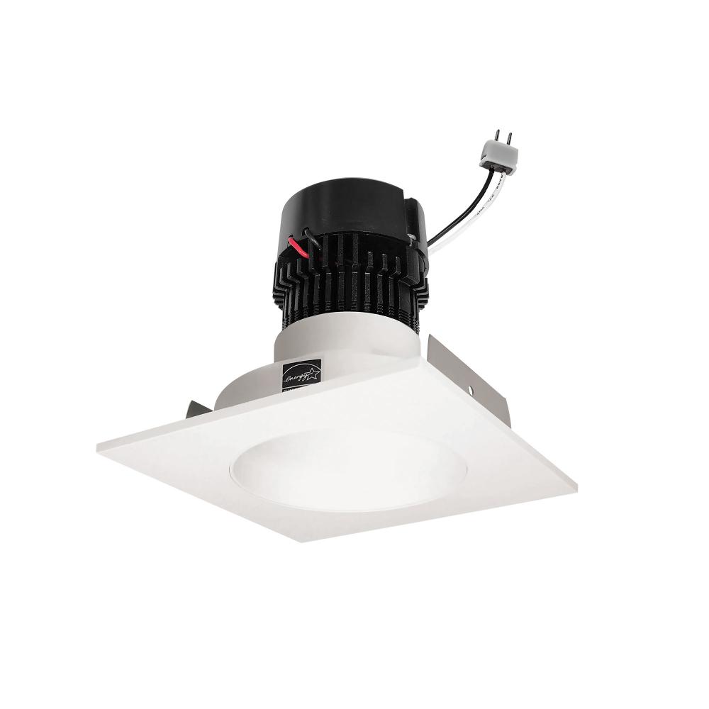 4&#34; Pearl Low Voltage LED Square Retrofit Reflector with Round Aperture, 1150lm / 11W, 4000K,