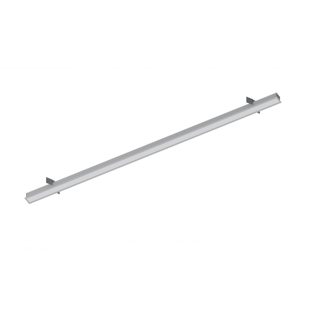 8&#39; L-Line LED Recessed Linear, 8400lm / 4000K, Aluminum Finish