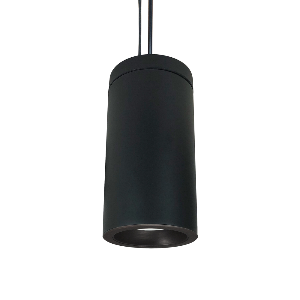 6&#34; Cobalt Pendant Mount Cylinder, Black, 750L, 3500K, Bronze Reflector, 120V Triac/ELV/0-10V &