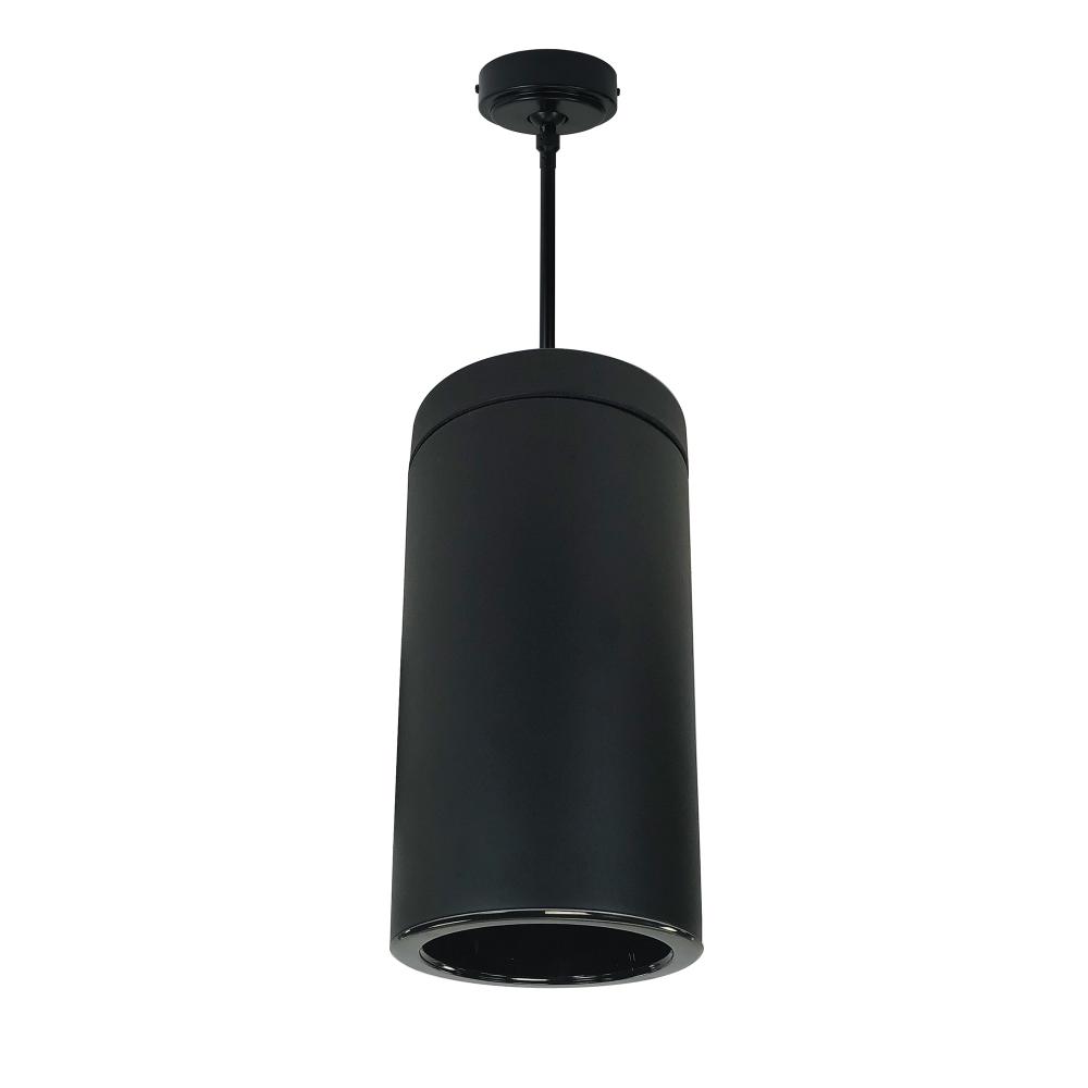 6&#34; Sapphire III Pendant Mount Black Cylinder, Black Reflector/Black Flange, 120V; Phase Dimming,