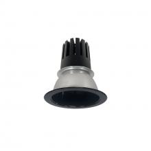 Nora NC3-41L340FBB - 4" Sapphire III Round Open Reflector, 2500lm, 4000K, Flood Optic, Black Reflector/Black Flange