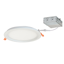 Nora NFLIN-R81535WWLE3 - 8" FLIN Round Recessed LED, 1900lm, 3500K, 20W, 120V Triac/ELV Dimming, White