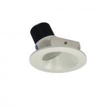 Nora NIO-4RW50XMPW/10 - 4" Iolite LED Round Wall Wash, 1000lm / 14W, 5000K, Matte Powder White Reflector / Matte Powder