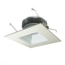 Nora NLCB2-6561527MPW - 6" Cobalt Dedicated High Lumen Square/Square, 1500lm, 2700K, Matte Powder White Reflector /