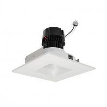 Nora NPRLV-4SNDSQ35XWW - 4" Pearl Low Voltage LED Square Retrofit Reflector with Square Aperture, 1100lm / 11W, 3500K,