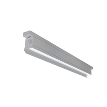 Nora NTE-LIN4VISS - 4-ft Visor for T-Line Linear LED Track Head, Silver