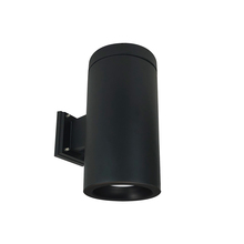 Nora NYLD2-6W075130BZB - 6" Cobalt Wall Mount Cylinder, Black, 750L, 3000K, Bronze Reflector, 120V Triac/ELV Dimming