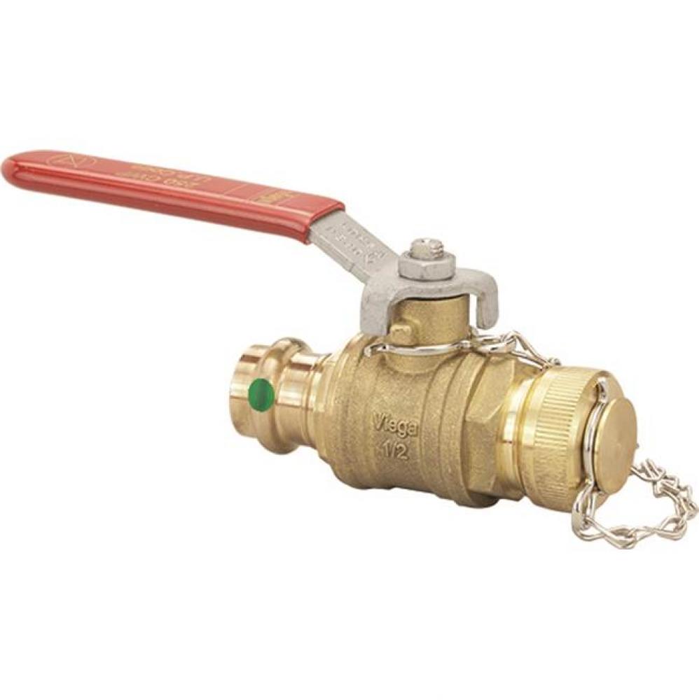 Viega&#xa0;Propress Ball Valve P: 1/2; Hose:  3/4