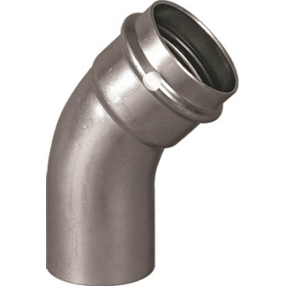 Propress 45 Degrees Street Elbow 304 Stainless Steel P 1/2 Ftg (Cts) 1/2