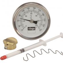 Viega 15055 - Strap-On Temperature Gauge Set D: 2 1/2; Temp[ Degrees F]: 32-250