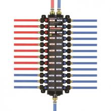 Viega 49143 - Pureflow Manabloc Distribution Manifold Adapter Polymer Port(S) 14 D 1/2 Hot 6 Cold 8