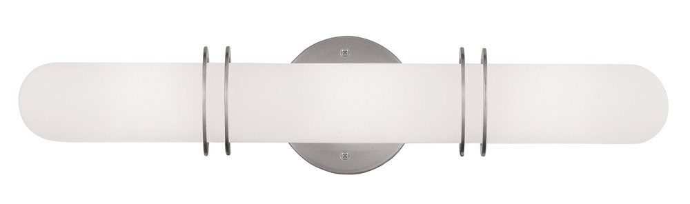 3 Light Brushed Nickel Bath Light