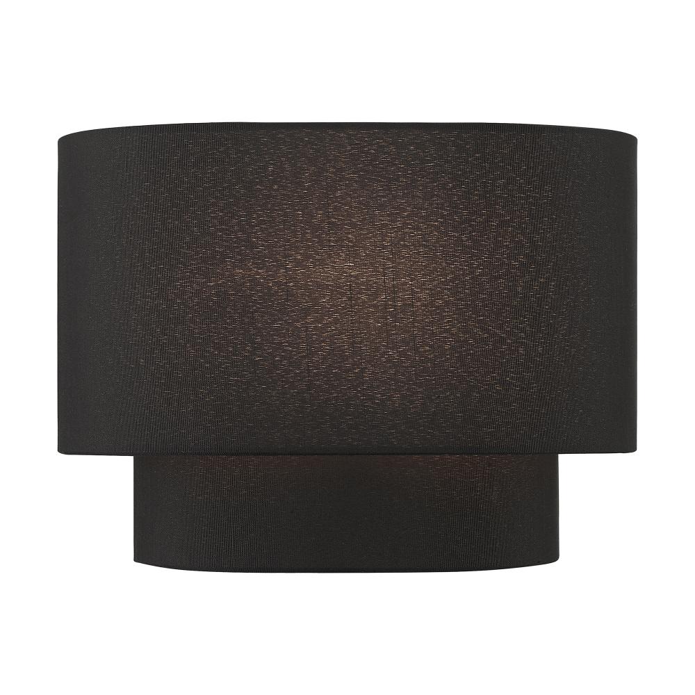 1 Light Black ADA Sconce