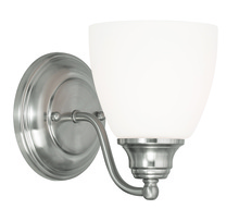 Livex Lighting 13671-91 - 1 Light Brushed Nickel Wall Sconce