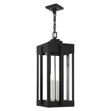 Livex Lighting 27720-04 - 4 Lt Black Outdoor Pendant Lantern