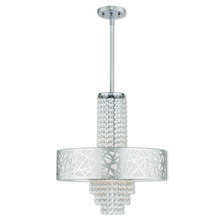 Livex Lighting 40766-05 - 4 Lt CH Pendant Chandelier