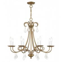 Livex Lighting 40878-91 - 8 Lt BN Chandelier