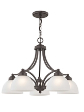 Livex Lighting 4225-92 - 5 Light EBZ Dinette Chandelier