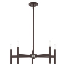 Livex Lighting 51175-07 - 5 Lt Bronze Chandelier