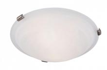 Livex Lighting 8012-91 - 3 Light Brushed Nickel Ceiling Mount