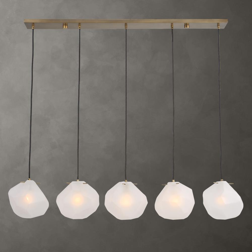 Uttermost Geodesic 5 Light Linear Pendant