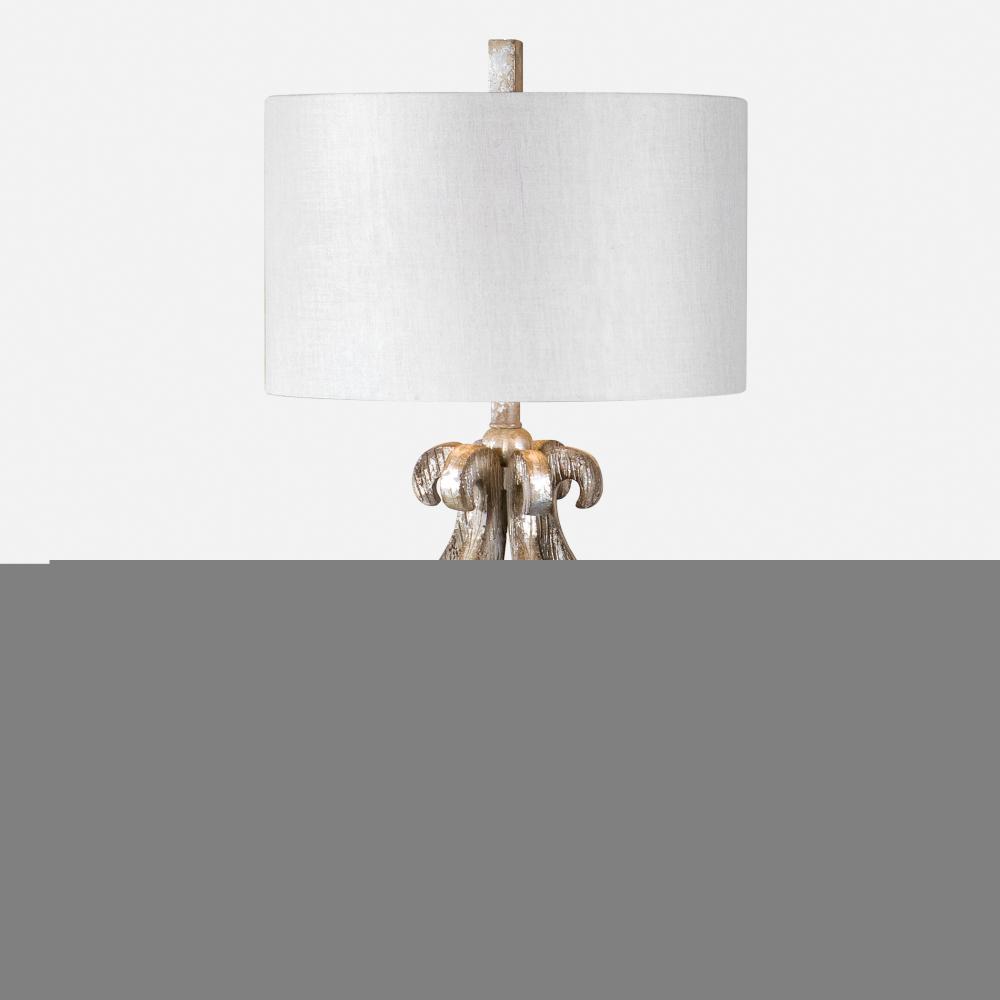 Uttermost Vinadio Distressed Silver Table Lamp