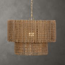 Uttermost 21595 - Uttermost Biswas Woven Jute 1 Light Pendant