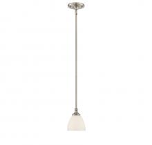 Savoy House 7-1010-1-SN - Herndon 1-Light Mini-Pendant in Satin Nickel