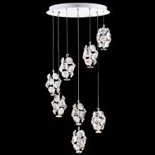 James R Moder 96947S22LED - LED Contemporary 8 Light Crystal Chand