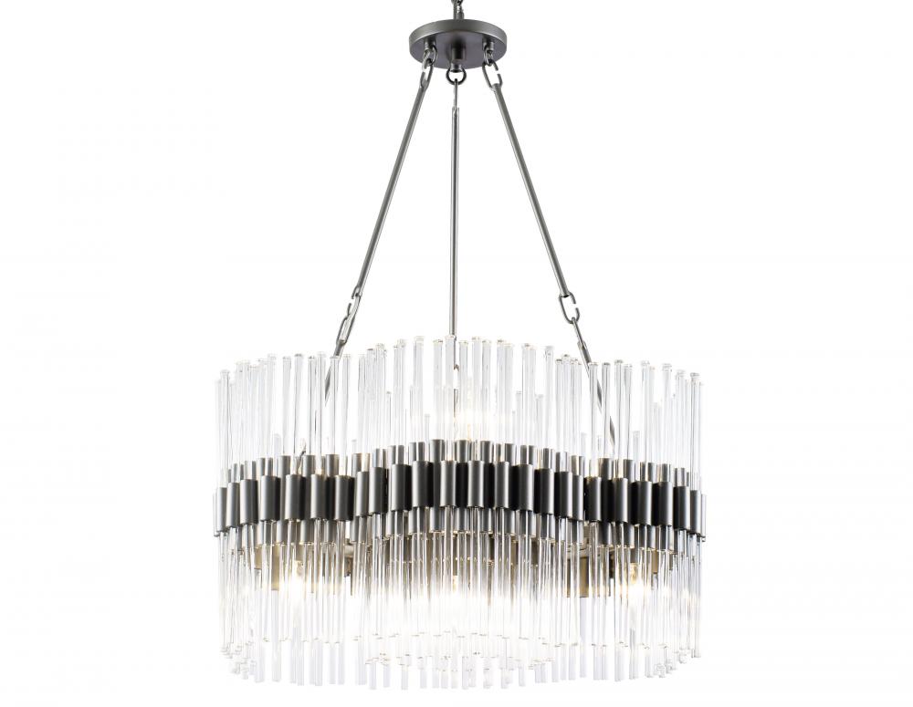 Astrid 8-Lt Chandelier - New Bronze