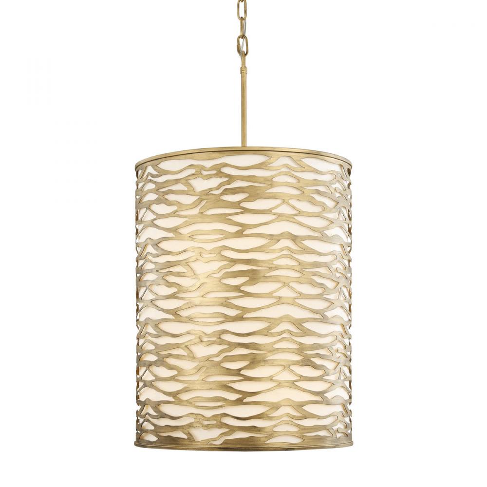 Kato 6-Lt Tall Pendant - Havana Gold