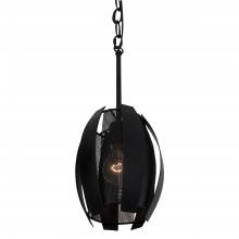 Varaluz 287M01BL - Sawyers Bar 1-Lt Mini Pendant - Black