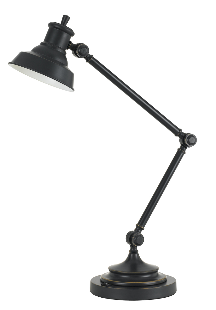 34&#34; Height Metal Table Lamp in Dark Bronze